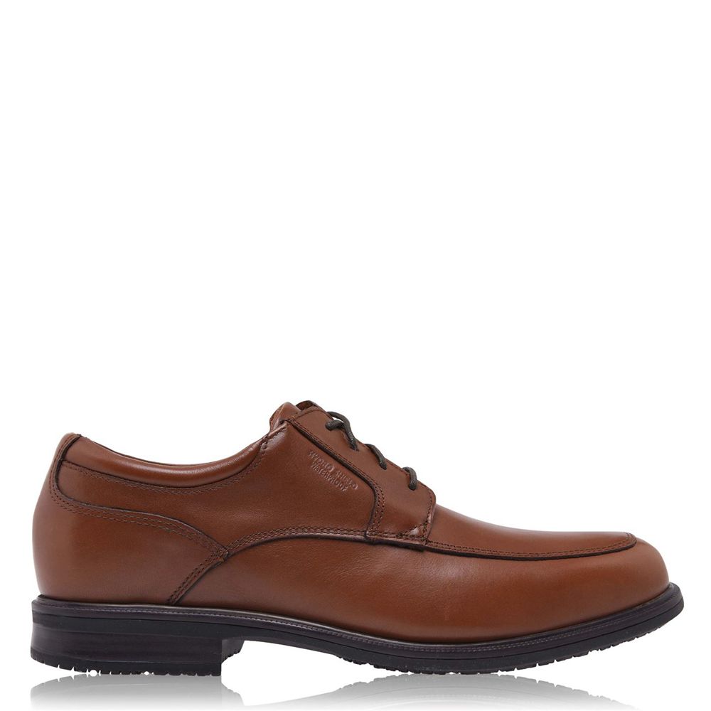 Sapatos Oxford Homem Rockport Apron Marrom,Portugal IBWFT-3287